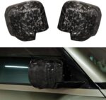 JSWAN 2Pcs Carbon Fiber Side Mirror Cover for Land Rover Defender 110 90 130 (2020-2023) Real 3K Dry Carbon Fiber Side Rearview Mirror Cover, Gloss Black Exterior Mirrors Overlay Cap (Bright Black) - Image 7