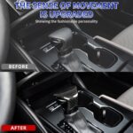 JSWAN Real Carbon Fiber Gear Shift Cover for Lexus ES 200 250 260 300h UX 200 250h 260h LX 500d 600 Gloss Gear Shift Lever Knob Shifter Head Cap Cover - Image 4