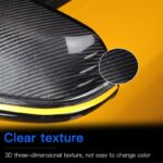 JSWAN Carbon Fiber Door Mirror Covers Side Mirror Rearview Cover Caps Rearview Replacement For GR Supra A90 Door Rearview Mirror Cover Cap Exterior Protect Accessories - Image 6