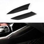 JSWAN Carbon Fiber Ultra Thin Center Control Side Trim Cover for BMW 3 Series G20 G22 320i 330i 325i 430i 425i M2 G87 i4 M50 i3 G28 Gear Shift Panel Cover, Central Control Gear Side Cover Frame Trim - Image 2