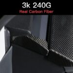 NA JSWAN Real Carbon Fiber Dashboard Side Cover for Tesla Model 3 / Model Y(2021-2023) Car Interior Accessories Remodel Parts (Bright red (1 Pair) ) YBCG-001 - Image 3