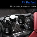 JSWAN Carbon Fiber Ultra Thin Center Console Gear Panel Sticker for Supra GR A90 LHD Gear Shift Panel Covers Frame, Car Interior Accessories - Image 6