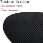 JSWAN Real Carbon Fiber Fuel Tank Cover Fit for Subaru BRZ Scion FRS Toyota FT86 Direct Add-On gas fuel door cover Gas Lid Cap Fuel Filler Cover Gas Tank Cap Cover - Image 6