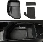 JSWAN Center Console Organizer Tray Custom Fit for Kia EV6 GT Gtline (2021-2024) Console Armrest Storage Box ABS Material, Armrest Box Tray Organizer Insert Secondary Storage Box - Image 2