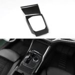 JSWAN Carbon Fiber Center Console Trim Cover Gear Shift Panel Frame Sticker for BMW 2 3 4 Series G20 G22 G42 330i 325i 430i 425 M2 M3 M4 G80 G82 G87 Center Console Dashboard Panel Cup Holder Cover - Image 2