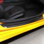 JSWAN 100% Real Carbon Fiber Car Door Pedal Cover for Supra GR A90 MK5 2019-2023 Car Internal Door Sill Trim Strip Sticker, Interior Decoration Accessories (Bright Black) - Image 3