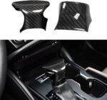 JSWAN Real Carbon Fiber Gear Shift Cover for Lexus ES 200 250 260 300h UX 200 250h 260h LX 500d 600 Gloss Gear Shift Lever Knob Shifter Head Cap Cover - Image 2
