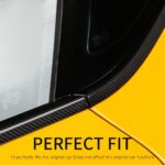 JSWAN 6PCS Real Carbon Fiber Window Molding Trim Fit for Toyota Supra GR A90 MK5 (2019-2024) Carbon Fiber Window Seal Strip Cover, Car Outside Anti-Scratch Window Seal Belt, Car Exterior Trim - Image 6