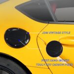 JSWAN Real Carbon Fiber Replacement Gas Tank Door for Toyota Supra GR A90 MK5 2019-2024 Gloss JDM Retro style Fuel Tank Cap Car Fuel Filler Door Replace Accessories - Image 5