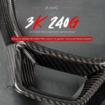 JSWAN Carbon Fiber Steering Wheel Cover Fit for 11th Gen Civic Type r FL5 Typer (2022-2024) CR-V/HR-V(2023-2024) Steering Wheel Trim Cover Steering Wheel Wrap Interior Accessories (Bright Black) - Image 5