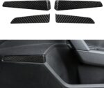 JSWAN Real Carbon Fiber Interior Door Side Trim Cover Fit for Au-di A3 A3L (2021-2024) Interior Door Panel Decorative Strip Car Side Door Frame Decorative Cover Gloss - Image 2