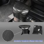 JSWAN Real Carbon Fiber Gear Shift Cover for Lexus ES 200 250 260 300h UX 200 250h 260h LX 500d 600 Gloss Gear Shift Lever Knob Shifter Head Cap Cover - Image 5