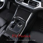 JSWAN Carbon Fiber Center Console Trim Cover Gear Shift Panel Frame Sticker for BMW 2 3 4 Series G20 G22 G42 330i 325i 430i 425 M2 M3 M4 G80 G82 G87 Center Console Dashboard Panel Cup Holder Cover - Image 5