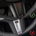 JSWAN Carbon Fiber Steering Wheel Cover for BMW 3 4 5 7 8 Series G20 G22 G28 G30 Z4 G29 320i 325i 330i 420i 425i 430i Steering Wheel Button Frame Trim Cover Steering Wheel Panel Cover (Without Acc) - Image 6