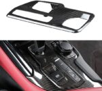 JSWAN Carbon Fiber Ultra Thin Center Console Gear Panel Sticker for Supra GR A90 LHD Gear Shift Panel Covers Frame, Car Interior Accessories - Image 2