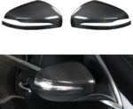 JSWAN 2PCS Carbon Fiber Door Rearview Mirror Cover Fit for Benz 350 G500 GLE350 GLE450 AMG G63 Exterior Mirrors Overlay Cap