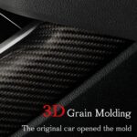 JSWAN Carbon Fiber Ultra Thin Center Control Side Trim Cover for BMW 3 Series G20 G22 320i 330i 325i 430i 425i M2 G87 i4 M50 i3 G28 Gear Shift Panel Cover, Central Control Gear Side Cover Frame Trim - Image 6