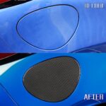 JSWAN Real Carbon Fiber Fuel Tank Cover Fit for Subaru BRZ Scion FRS Toyota FT86 Direct Add-On gas fuel door cover Gas Lid Cap Fuel Filler Cover Gas Tank Cap Cover - Image 4