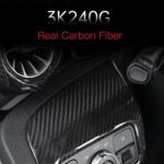 JSWAN Carbon Fiber Headlight Switch Frame Trim Cover for LHD Mercedes Benz CLA/A Class A180 A200 A35L A45S CLA35 CLA45 CLA45S W118 W177 V177 Dashboard Headlight Button Control Sticker - Image 5