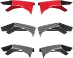 NA JSWAN Real Carbon Fiber Dashboard Side Cover for Tesla Model 3 / Model Y(2021-2023) Car Interior Accessories Remodel Parts (Bright red (1 Pair) ) YBCG-001 - Image 4