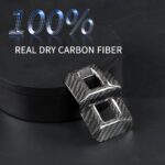 JSWAN Real Carbon Fiber Tailgate Switch Button Cover Fit for Subaru BRZ Scion FRS Toyota FT86 Trunk Switch Panel Trim Cover Headlight Switch Cover - Image 3