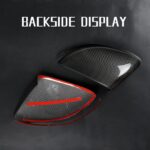 JSWAN 2PCS Carbon Fiber Door Rearview Mirror Cover Fit for Benz 350 G500 GLE350 GLE450 AMG G63 Exterior Mirrors Overlay Cap - Image 6