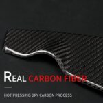 JSWAN Real Carbon Fiber Central Control Panel Cover Trim for KIA EV6 (2021-2024) Central Control Gear Shift Frame Cover, Interior Trim Accessories (Bright Black) - Image 3