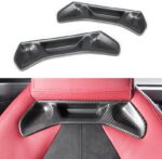 JSWAN Carbon Fiber Car Seat Headrest Cover for Supra A90 GR Seat Back Decoration Panel Cover Sticker, Seat Headrest Cover Fiber Interior Accessories (Bright Forging) - Image 8