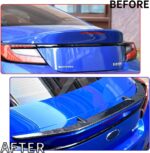 JSWAN Real Carbon Fiber Trunk Wing Spoiler Lip Fit for Subaru BRZ Scion FRS Toyota FT86 Duckbill Trunk Spoiler Wing Rear Spoiler Rear Trail Spoiler Lip High Kick Rear Wing Spoiler - Image 5