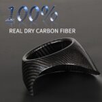 JSWAN 2Pcs Dry Carbon Fiber Air Outlet Cover Trim Fit for Subaru BRZ Scion FRS Toyota FT86 Front Side Air Conditioning Vent Outlet Cover Dashboard Decoration Sticker - Image 3