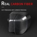 JSWAN 2Pcs Carbon Fiber Side Mirror Cover for Land Rover Defender 110 90 130 (2020-2023) Real 3K Dry Carbon Fiber Side Rearview Mirror Cover, Gloss Black Exterior Mirrors Overlay Cap (Bright Black) - Image 5