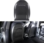 JSWAN True Carbon Fiber Replace The Original Car Seat Back Cover for Tesla Model 3 Model Y 2017-2022 Seatback Cover Backrest Replacement Protector Cover (Spherical Textured 1pcs) - Image 11