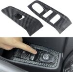 JSWAN Carbon Fiber Car Door Button Trim Switch Cover for BRZ GR86 LHD Car Window Lift Button Frame Sticker Car Interior Accessories