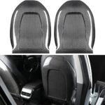JSWAN True Carbon Fiber Replace The Original Car Seat Back Cover for Tesla Model 3 Model Y 2017-2022 Seatback Cover Backrest Replacement Protector Cover (Spherical Textured 1pcs) - Image 7
