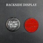 JSWAN Real Carbon Fiber Engine Start Stop Button Cover Go Ignition Sticker for Mercedes Benz AMG A E CLS Gla Glc Glk Cla Keyless Engine Start Push Button Ignition Overlay (Matte Black) - Image 6