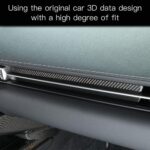 JSWAN 2PCS Carbon Fiber Center Console Co-Pilot Strips Trim Fit for Toyota Supra A90 GR MK5 Dashboard Cover, Center Console Air Outlet Trim Cover, Interior Accessories - Image 3