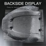 JSWAN True Carbon Fiber Replace The Original Car Seat Back Cover for Tesla Model 3 Model Y 2017-2022 Seatback Cover Backrest Replacement Protector Cover (Spherical Textured 1pcs) - Image 6