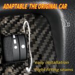 JSWAN Real Carbon Fiber Tailgate Switch Button Cover Fit for Subaru BRZ Scion FRS Toyota FT86 Trunk Switch Panel Trim Cover Headlight Switch Cover - Image 6