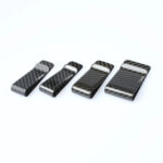 Carbon Fiber Glossy Mattle Black Texture Wallet Purse Money Clip Pocket Business Credit Card Cash Holder Wallet - Image 3