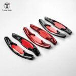 Carbon Fiber Shift Paddle Shifter For Honda Civic FE FL 2021-2023 G11 11 Gen Car Steering Wheel Paddle Shift DSG - Image 2