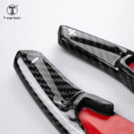Carbon Fiber Shift Paddle Shifter For Honda Civic FE FL 2021-2023 G11 11 Gen Car Steering Wheel Paddle Shift DSG - Image 6