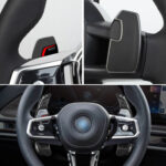 Carbon Fiber Steering Wheel Paddle Shifter Fit For New BMW 4/5 T-carbon Car Shifting Paddles Interior Accessories - Image 2
