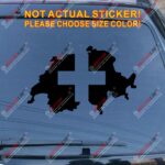 Map and Flag of Switzerland Car Decal Sticker Vinyl Swiss,Choose your size! - Image 7