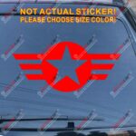 60cm wide Army Navy Air Force Star Military Decal Sticker Fit Jeep etc - Image 9