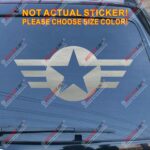 60cm wide Army Navy Air Force Star Military Decal Sticker Fit Jeep etc - Image 12