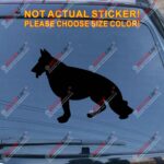 German Shepherd Dog Car Decal Sticker choose size and color, You Choose Your Color and size! - Image 7