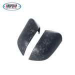 100% Real Carbon Fiber Rearview Mirror Cover - For Tesla Model Y - Marble Matte Mirror Shell Forged Left and Right Backup Mirror Cover - Image 2