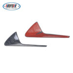 100% Real Carbon Fiber Marble Forged Fender Turn Signal Cover - For Tesla Model S X 3 - Carbon Fiber Leaf Board Steering Side Light Shell - Image 2