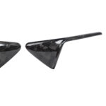 100% Real Carbon Fiber Camera Trim - For 2021 Tesla Model Y 3 - Bright Marble Leaf Board Turn Signal Cover - Image 2