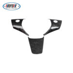100% Real Carbon Fiber Steering Wheel Cover Sticker - For Tesla Model Y 3 - Forged Carbon Fiber Steering Wheel Cover 3-Piece - Image 4